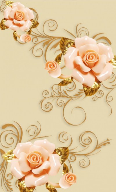 фотообои Идеальные розы 3Д