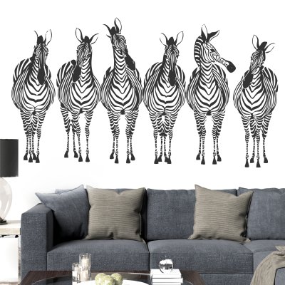 наклейки Zebras