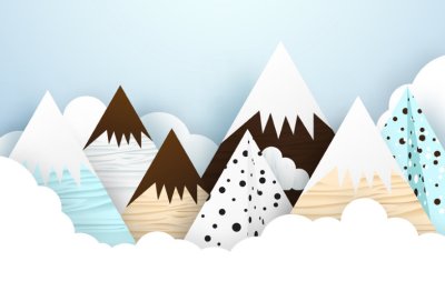 фотообои Фантазийные горы 3Д