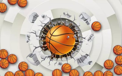 фотообои Баскетбол 3Д