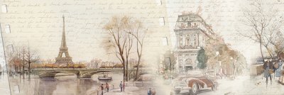 фотообои Парижские письма
