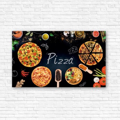 модульные картины Наслаждение пиццой
