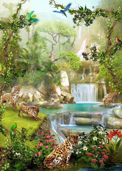 фотообои Сад леопардов